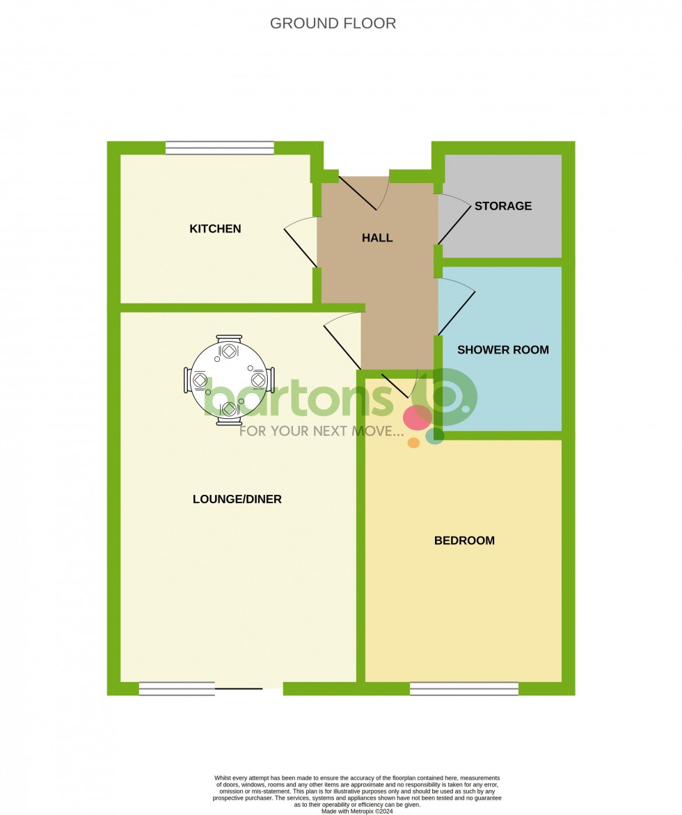 Floorplan for Doncaster Road, CLIFTON