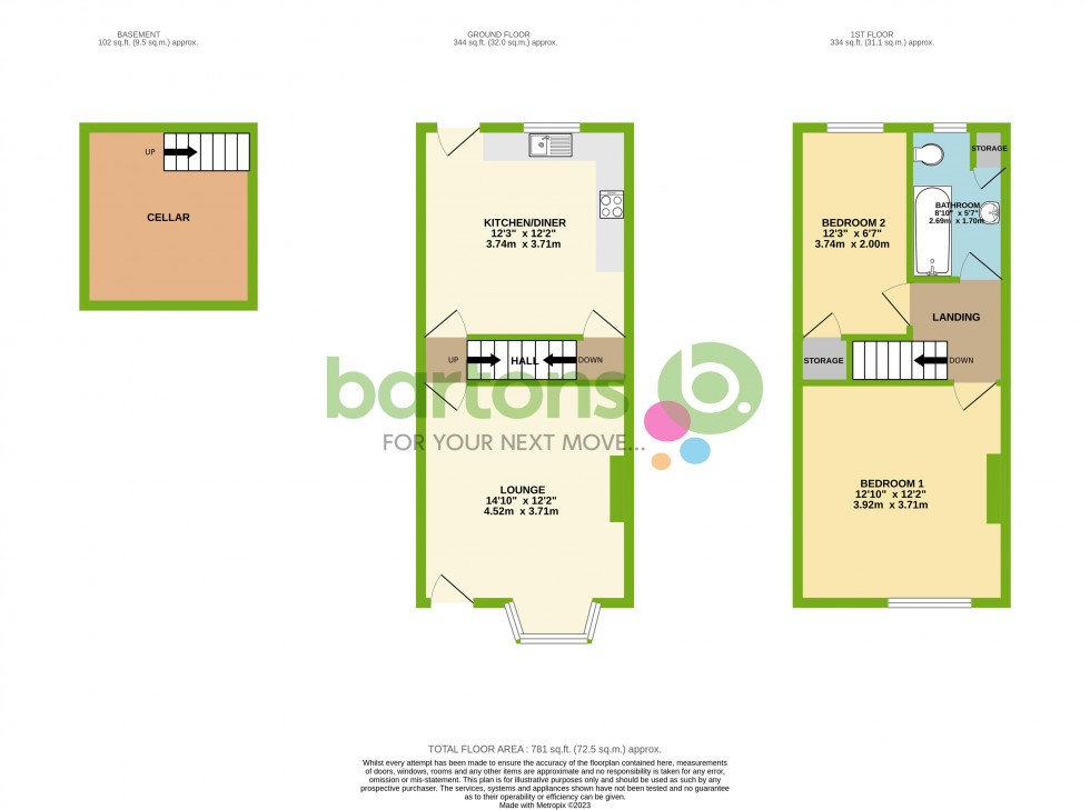Floorplan for Doncaster Road, Wath-Upon-Dearne