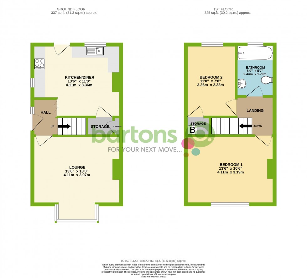 Floorplan for Flat Lane, Whiston