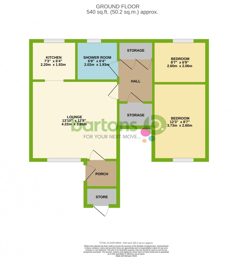 Floorplan for St. Albans Court, WICKERSLEY