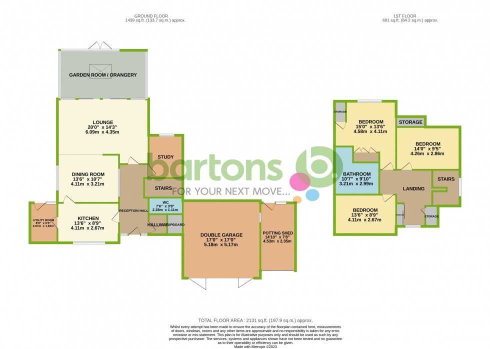 Floorplan for The Sett, Doncaster Road, THRYBERGH