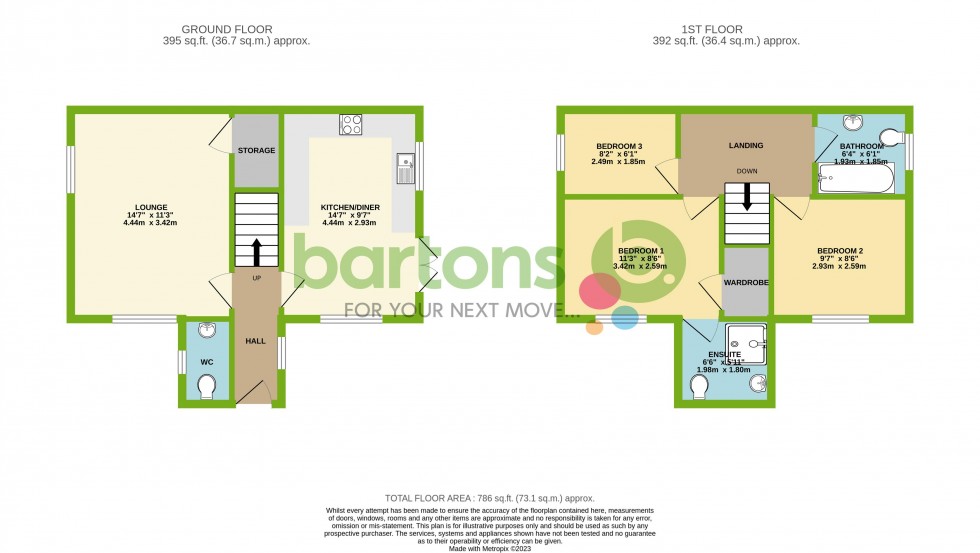 Floorplan for Elliott Grove, Dalton