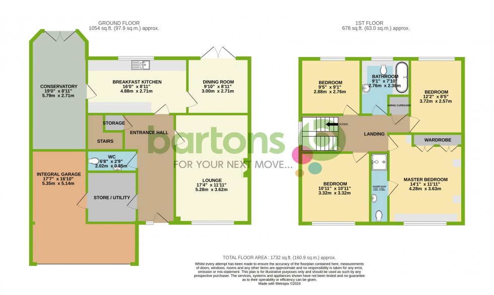 Floorplan for Whiston Green, WHISTON