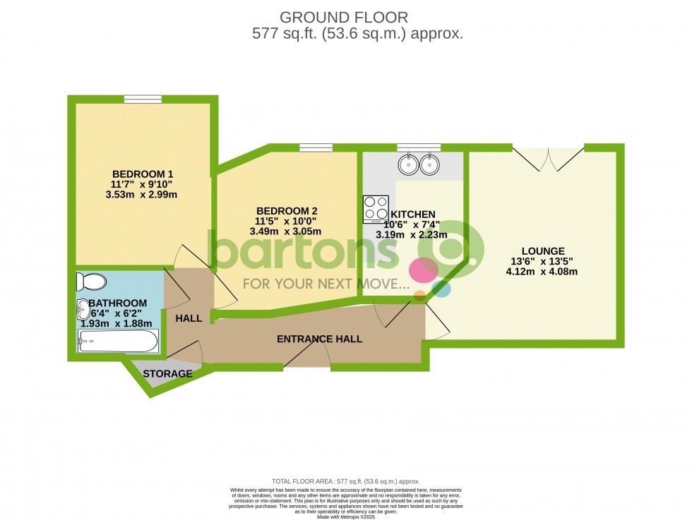 Floorplan for Acorn Way, Woodlaithes Village