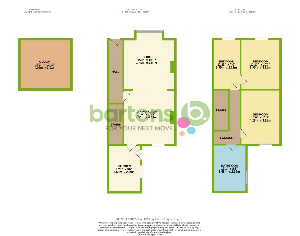 Floorplan for Rawmarsh Hill, PARKGATE