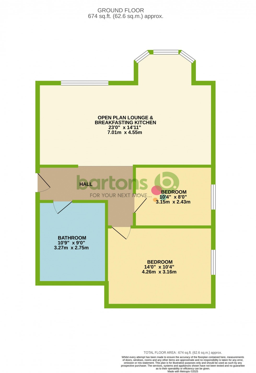 Floorplan for Kings Way, MOORGATE