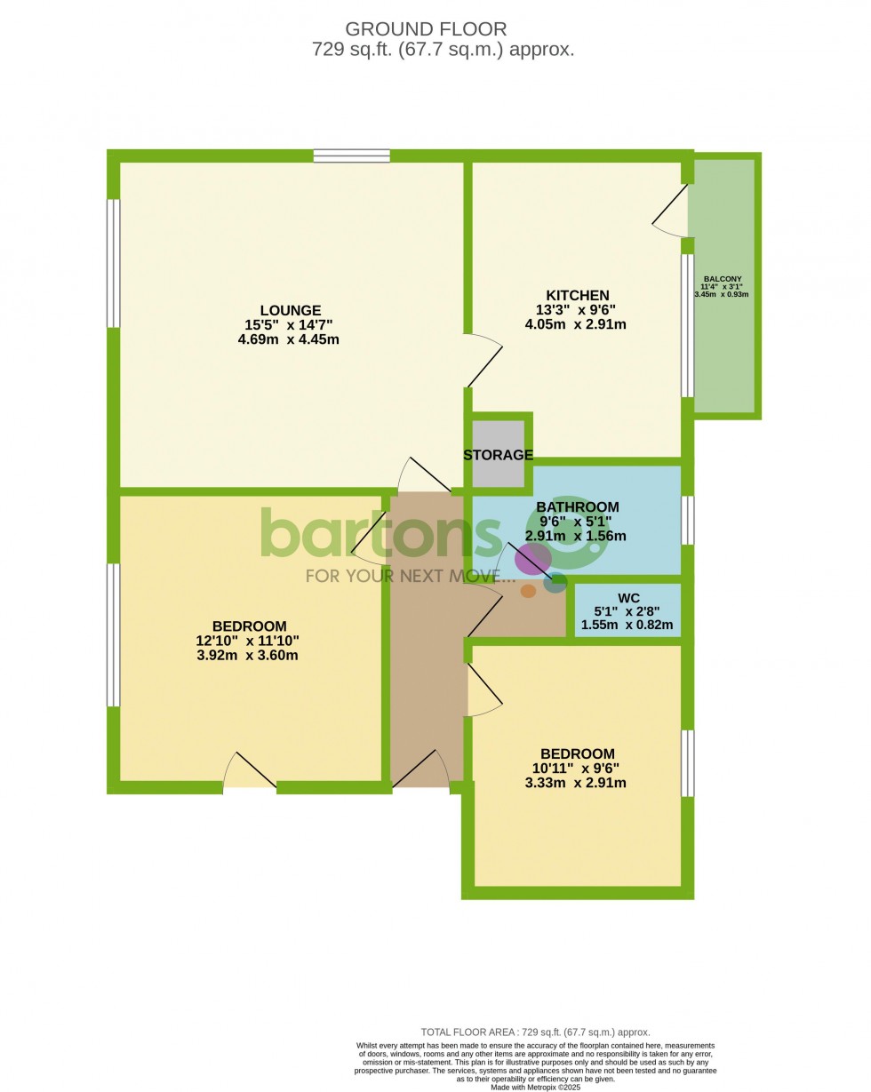 Floorplan for Town Lane, Greasbrough