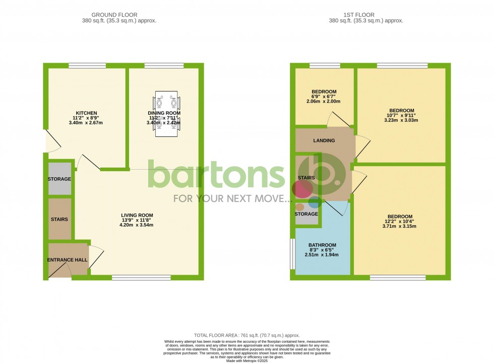 Floorplan for Charnwood Grove, Kimberworth