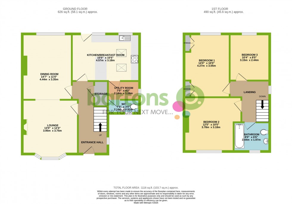 Floorplan for Highfield Road, Greasbrough