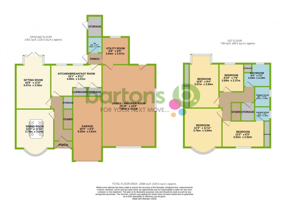 Floorplan for Moorgate Road, MOORGATE