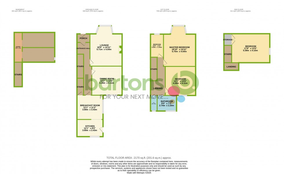 Floorplan for Broom Lane, BROOM