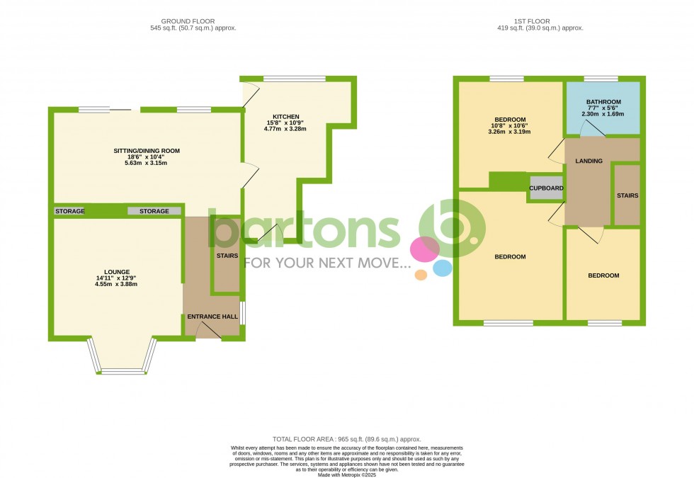 Floorplan for Haywood Close, EAST HERRINGTHORPE