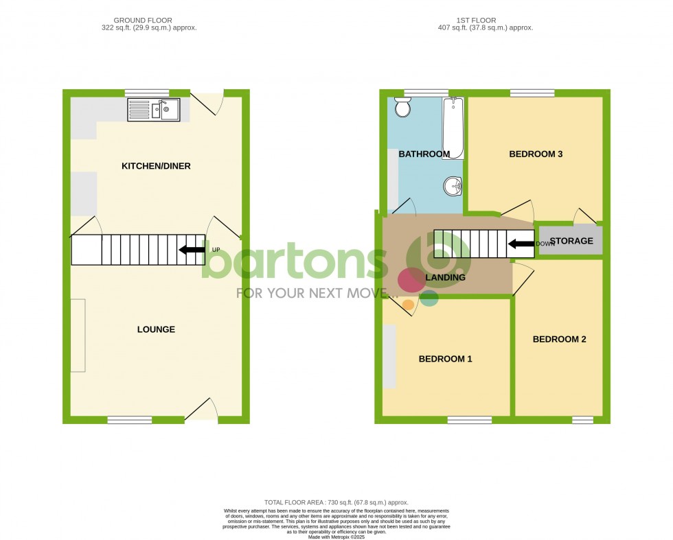 Floorplan for Sandymount Road, Wath-Upon-Dearne