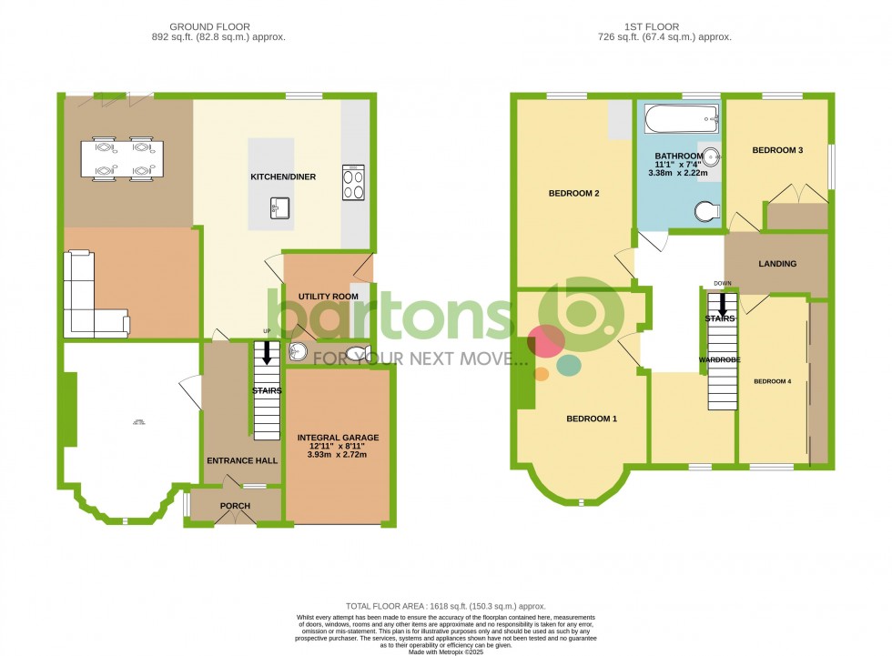 Floorplan for Wickersley Road, HERRINGTHORPE