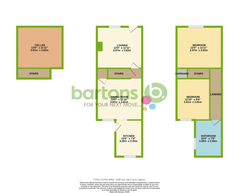 Floorplan for Mill Street, GREASBROUGH