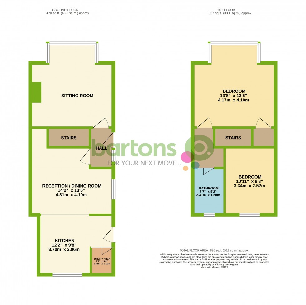 Floorplan for Sandringham Avenue, WHISTON