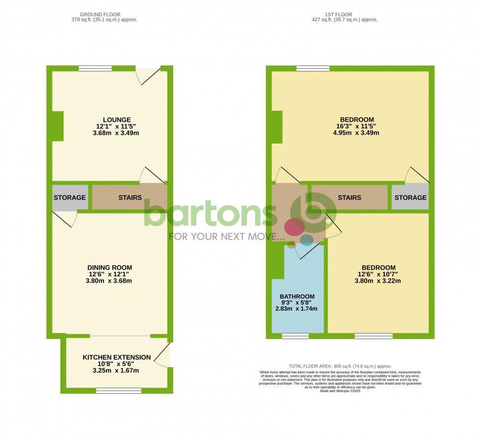 Floorplan for Wadsworth Road, Bramley