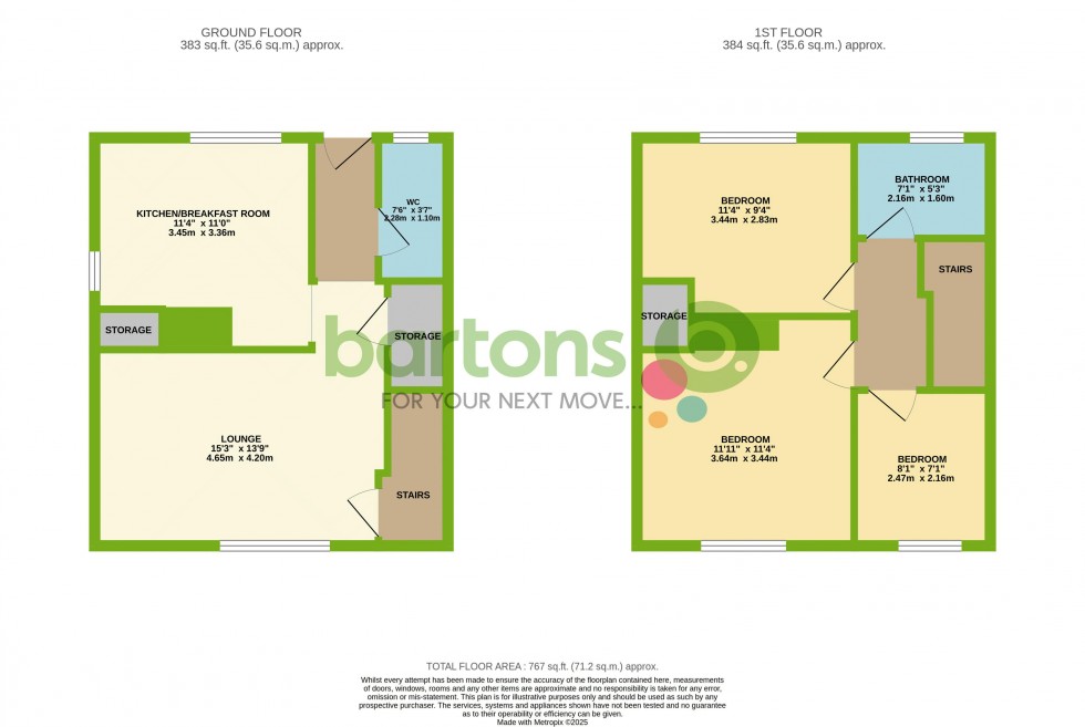 Floorplan for Hardwick Street, Dalton