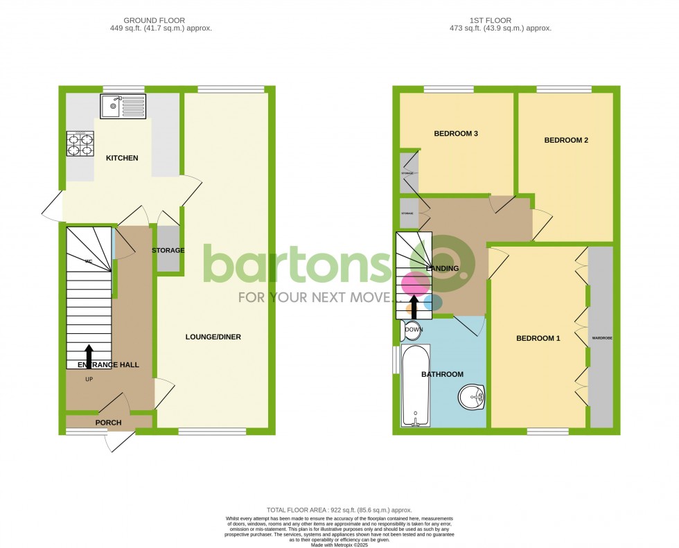 Floorplan for Norwood Drive, Sheffield
