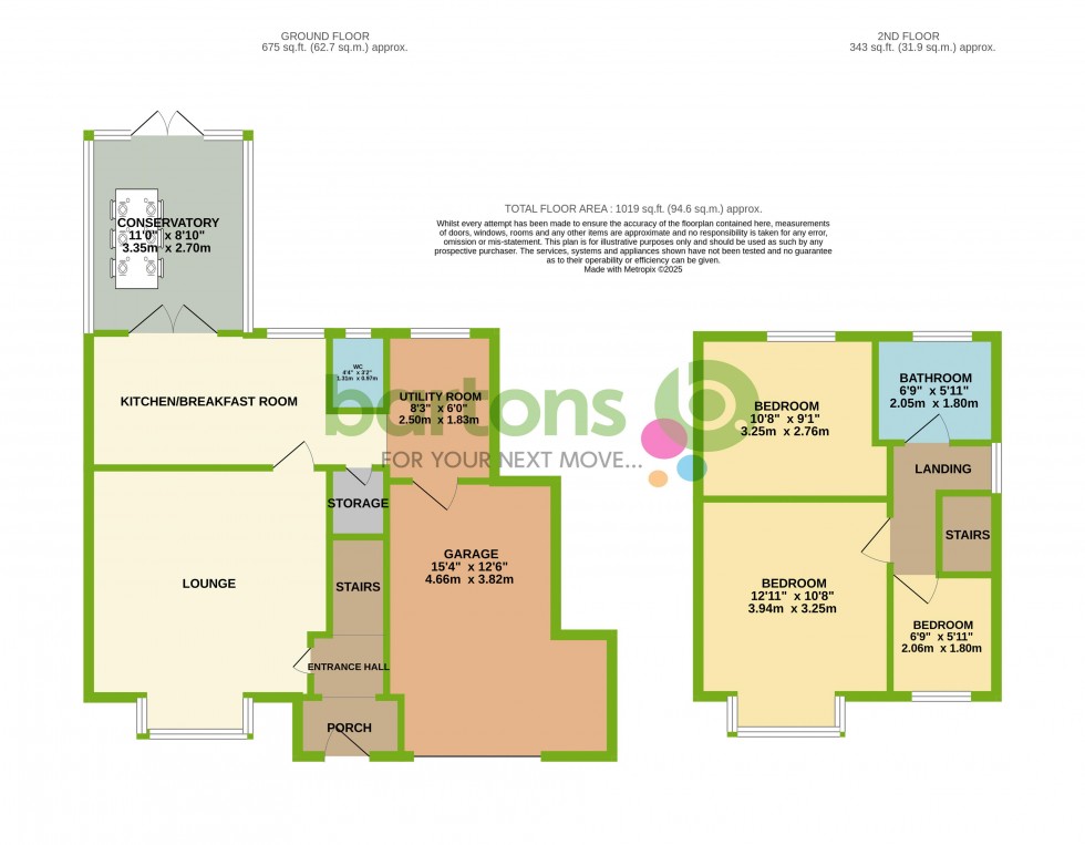 Floorplan for Watson Road, KIMBERWORTH