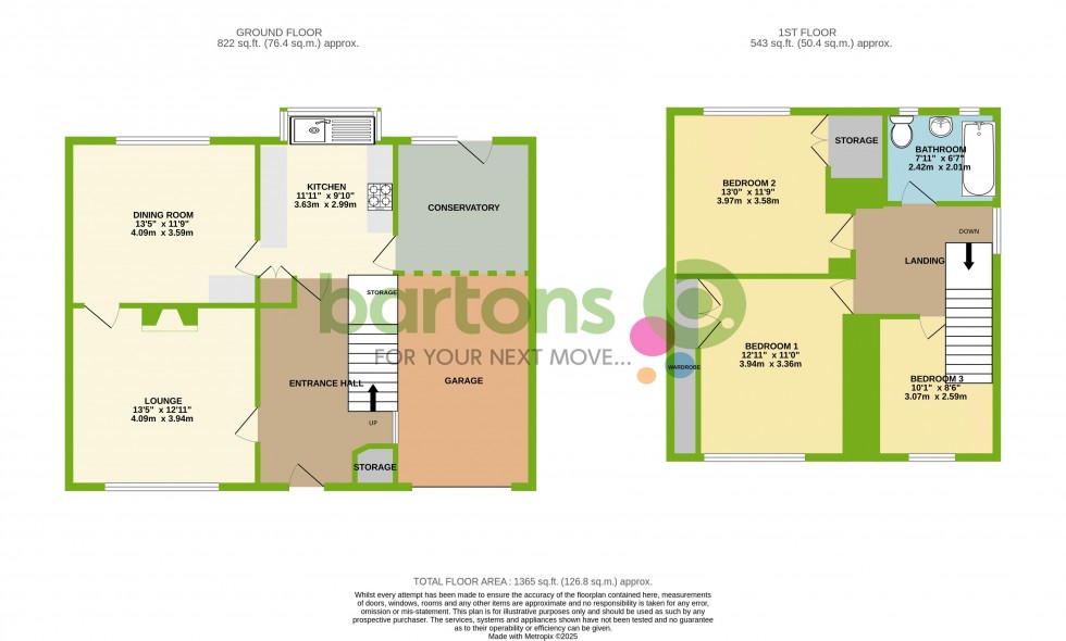 Floorplan for Spinneyfield, Moorgate