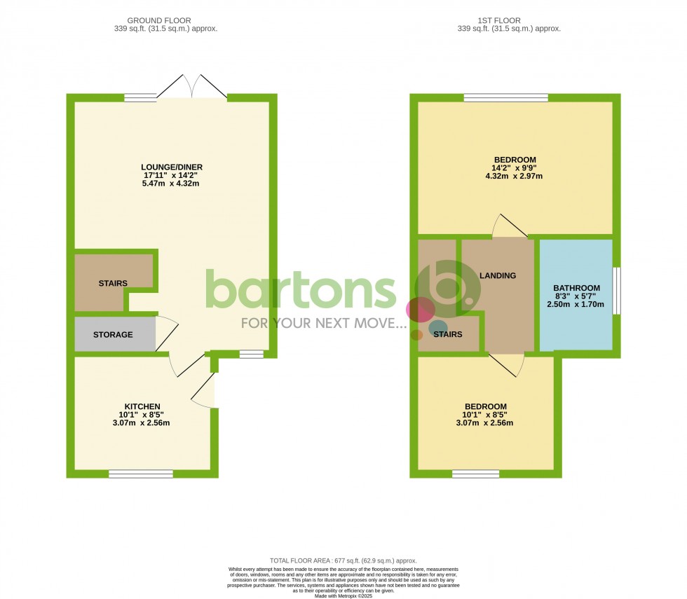 Floorplan for Matthews Drive, WICKERSLEY