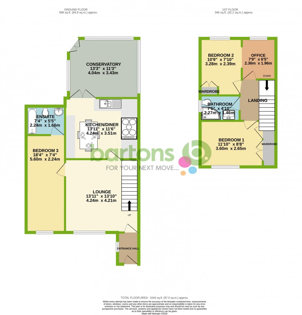 Floorplan for Lincroft Drive, Parkgate