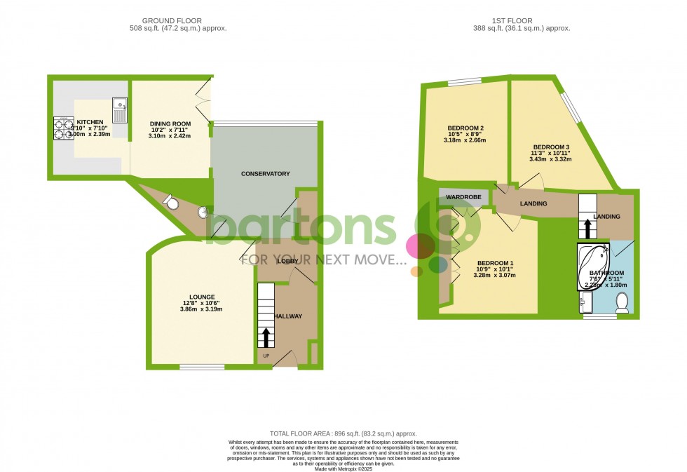 Floorplan for Main Street, Rawmarsh