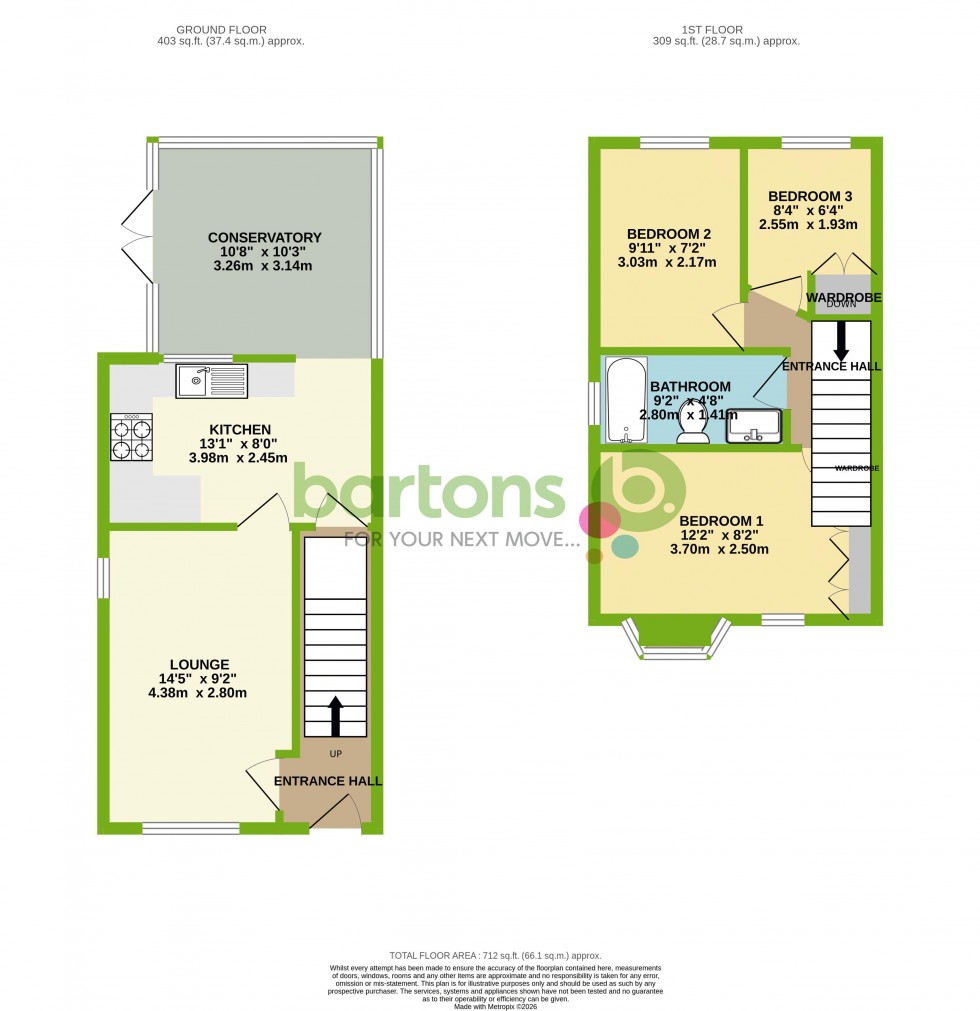 Floorplan for Bear Tree Road, Parkgate