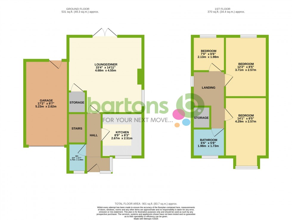 Floorplan for Warren Hill, KIMBERWORTH