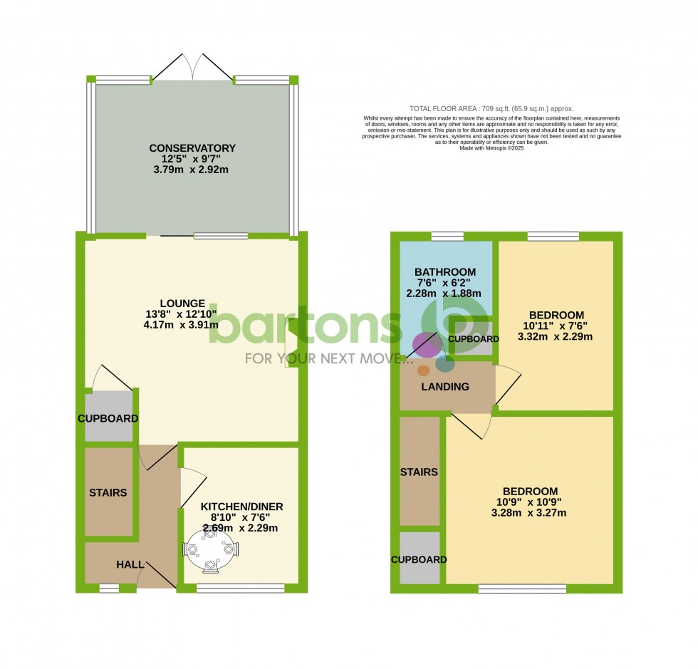 Floorplan for Mendip Rise, BRINSWORTH