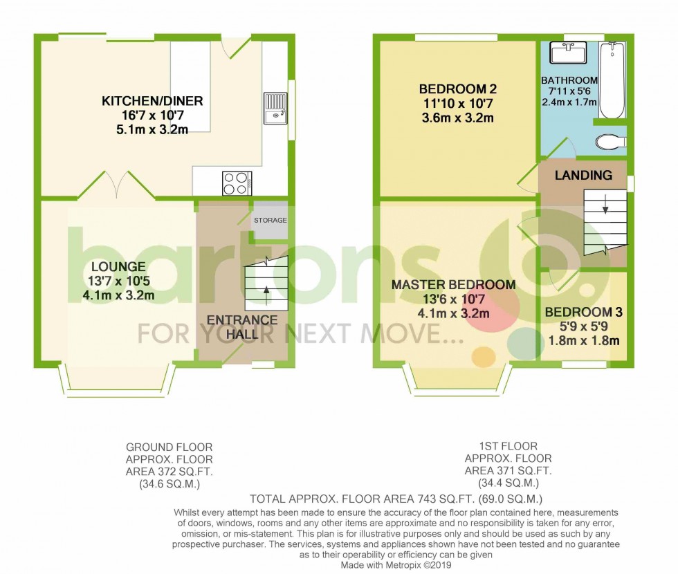 Floorplan for West Hill, Kimberworth