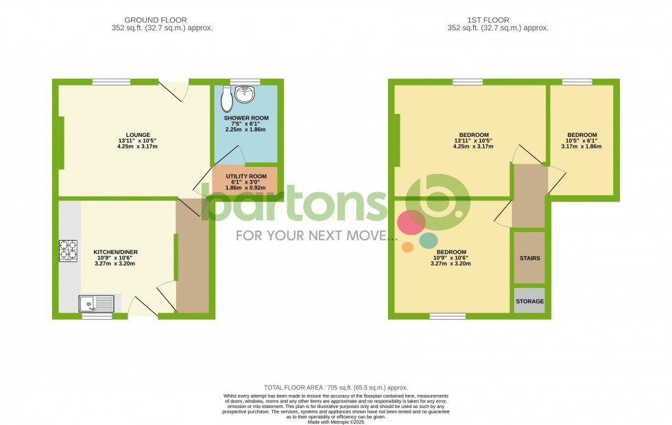 Floorplan for Mill Lane, TREETON