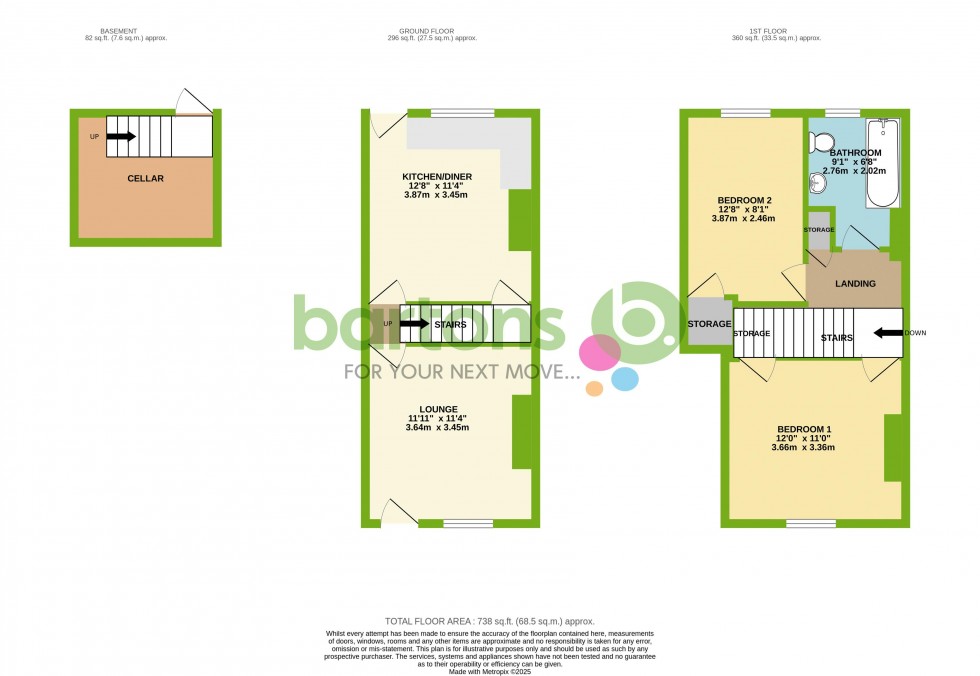 Floorplan for Cavendish Road, Holmes, Rotherham