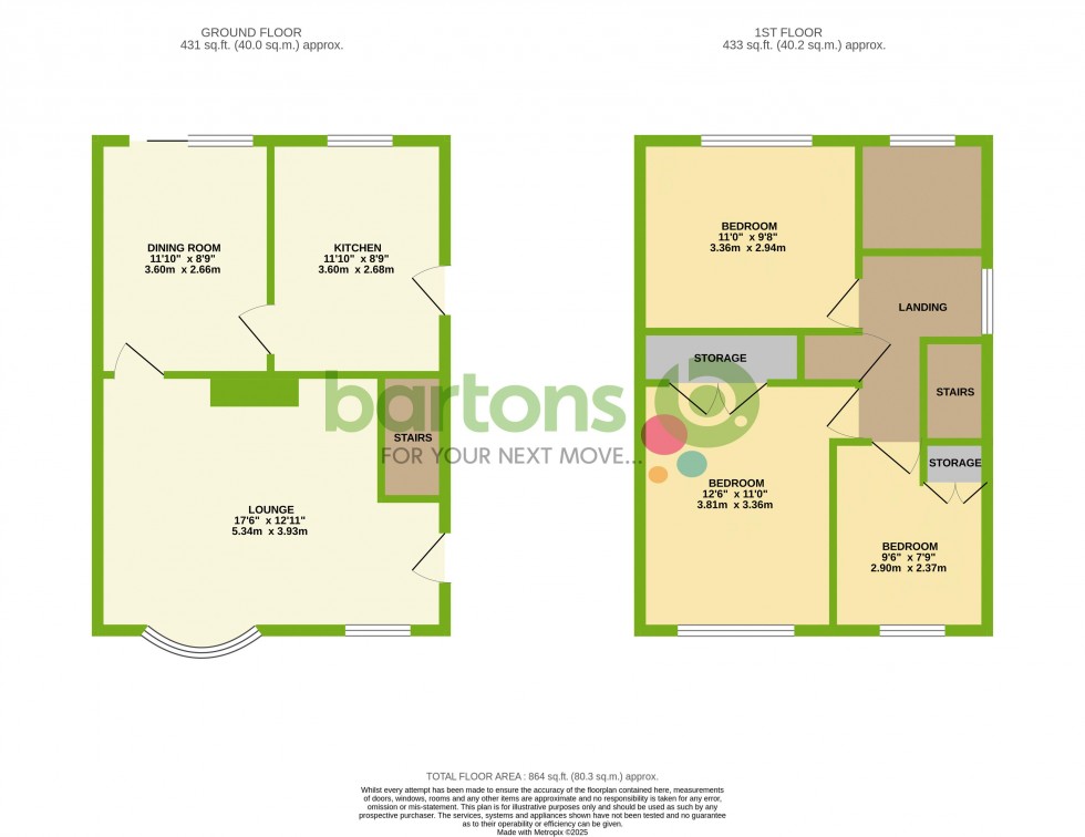Floorplan for Hawksworth Road, East Heringthorpe