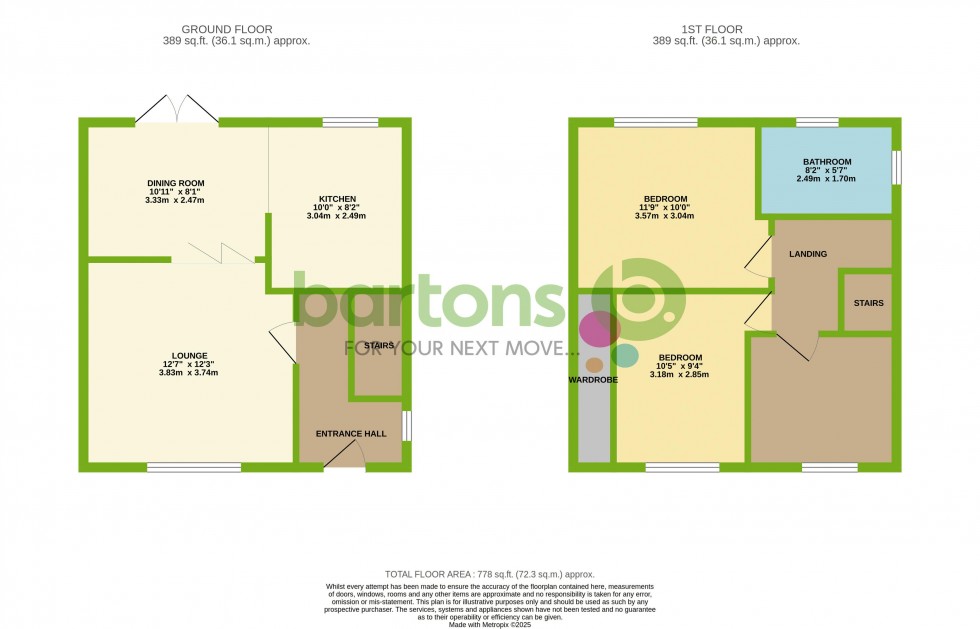 Floorplan for Plane Drive, WICKERLSEY