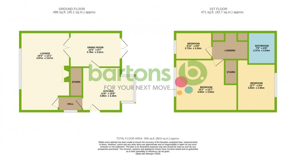 Floorplan for Grange Road, Moorgate