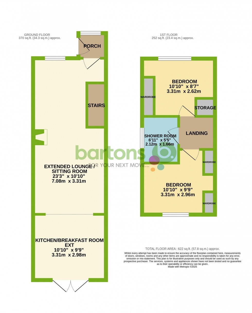 Floorplan for Holmes Road, BRAMLEY