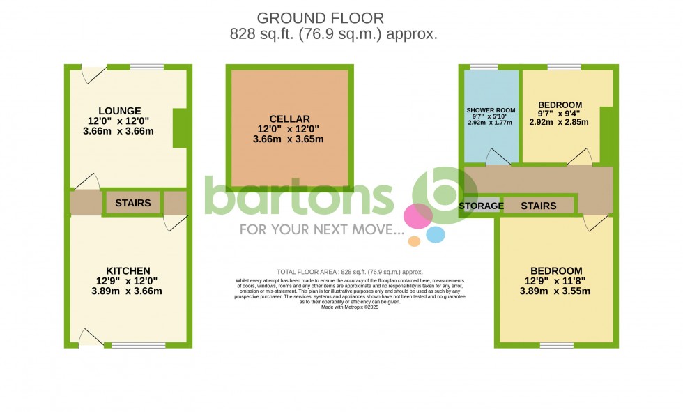Floorplan for Holmesfield, 3 Rosebery Street, HOLMES