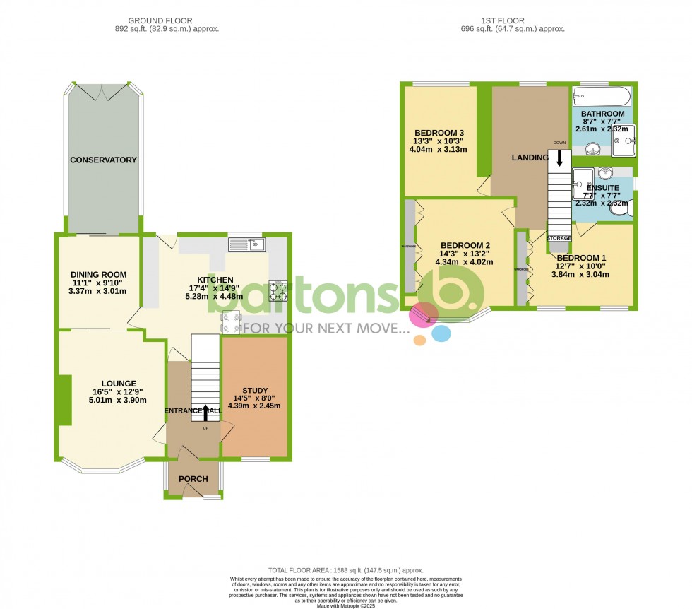 Floorplan for Brookside, Herringthorpe