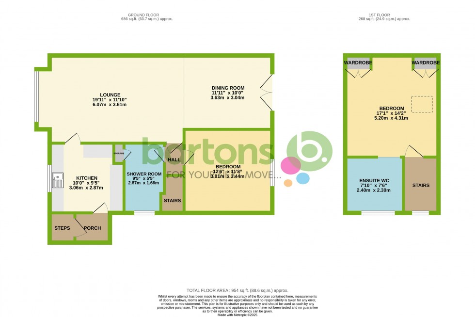 Floorplan for Cotswold Crescent, WHISTON