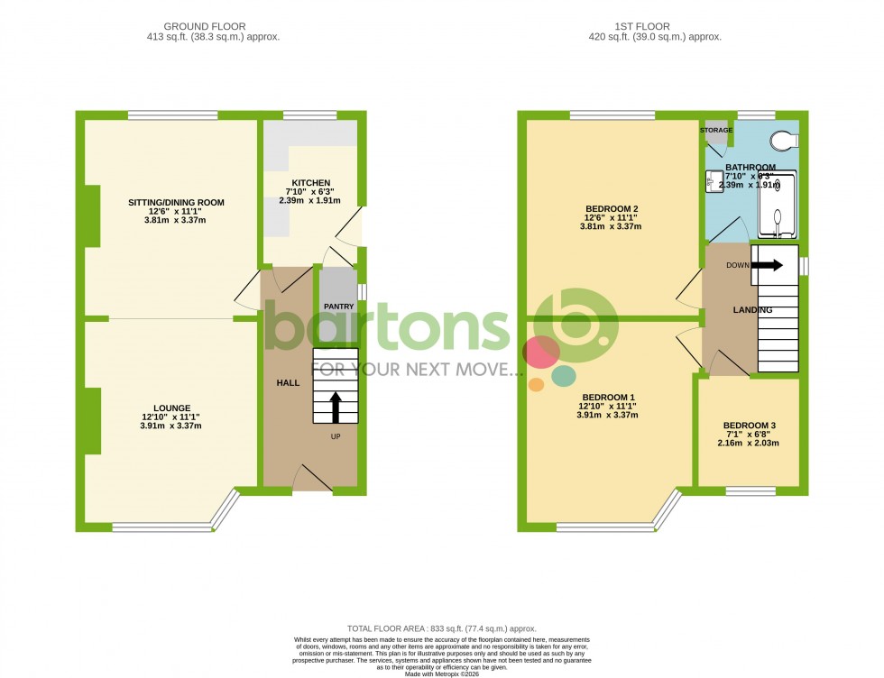 Floorplan for Hungerhill Road, Kimberworth