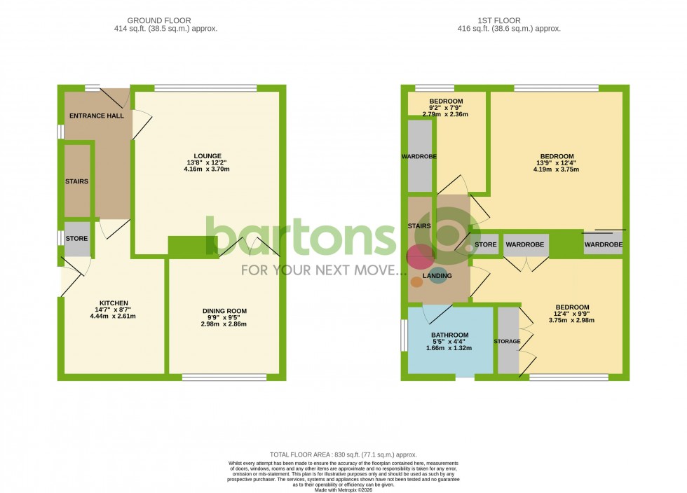 Floorplan for Dovedale Road, HERRINGTHORPE