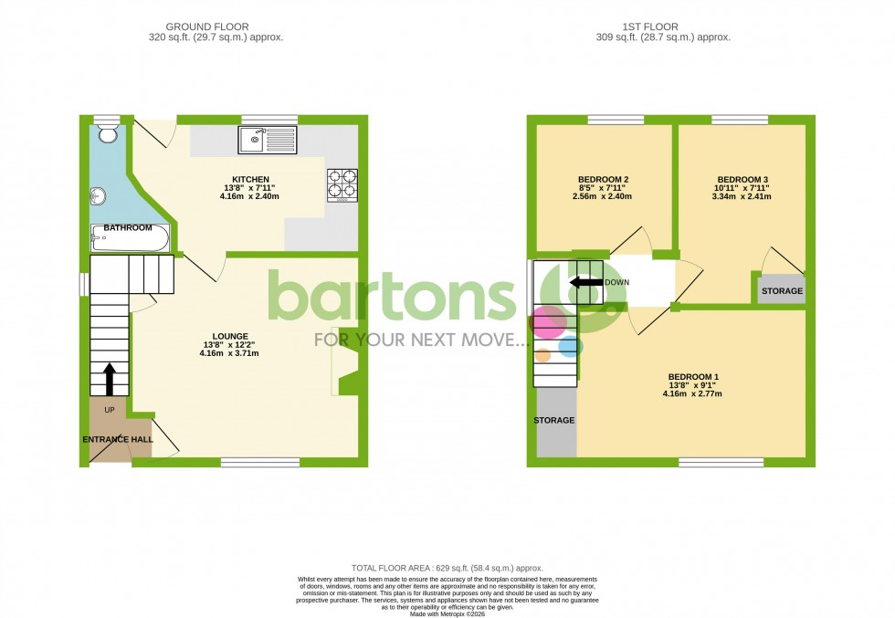 Floorplan for Burns Drive, Herringthorpe