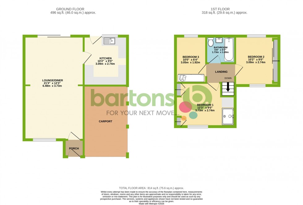 Floorplan for Sebastian View, Brinsworth