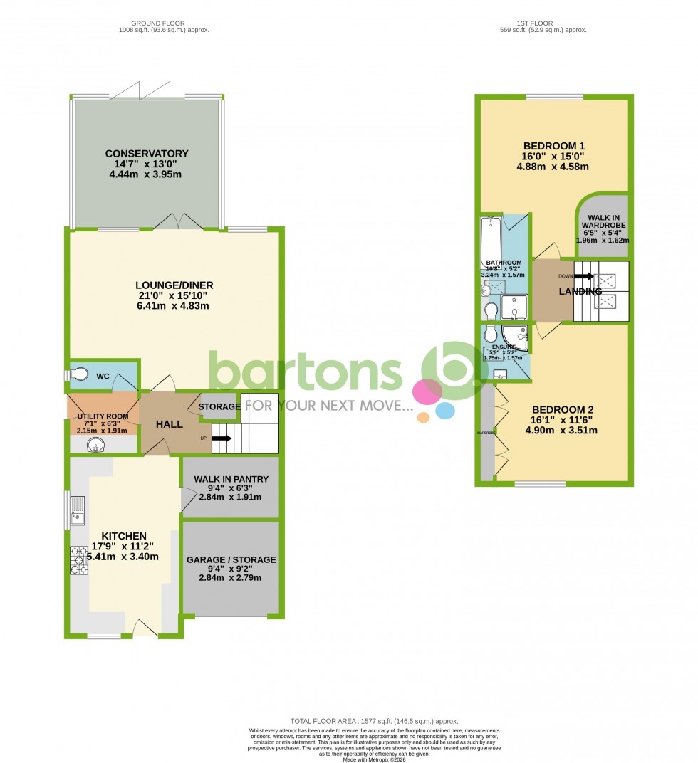 Floorplan for Victoria Road, Parkgate