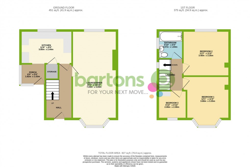 Floorplan for Warren Drive, Kimberworth