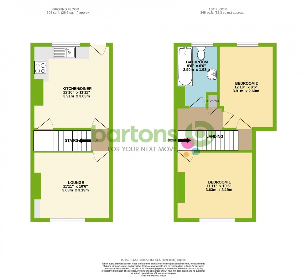Floorplan for Selborne Street, Eastwood