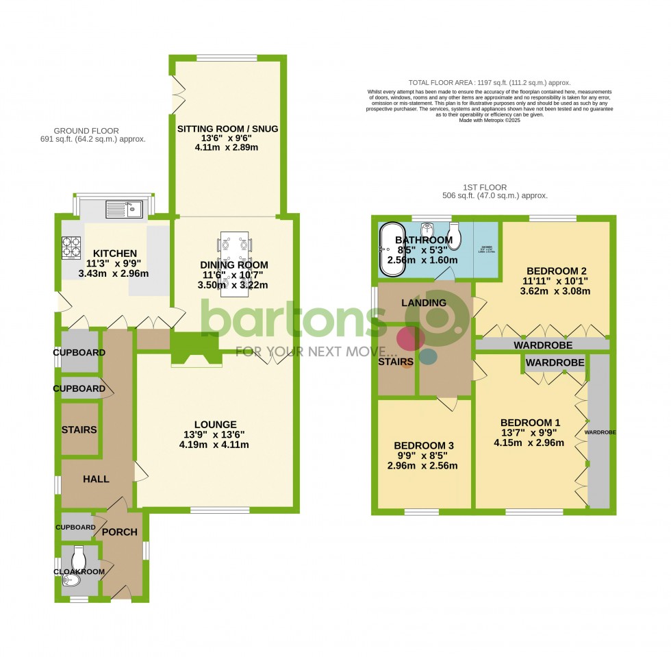 Floorplan for Parkson Road, GRANGE