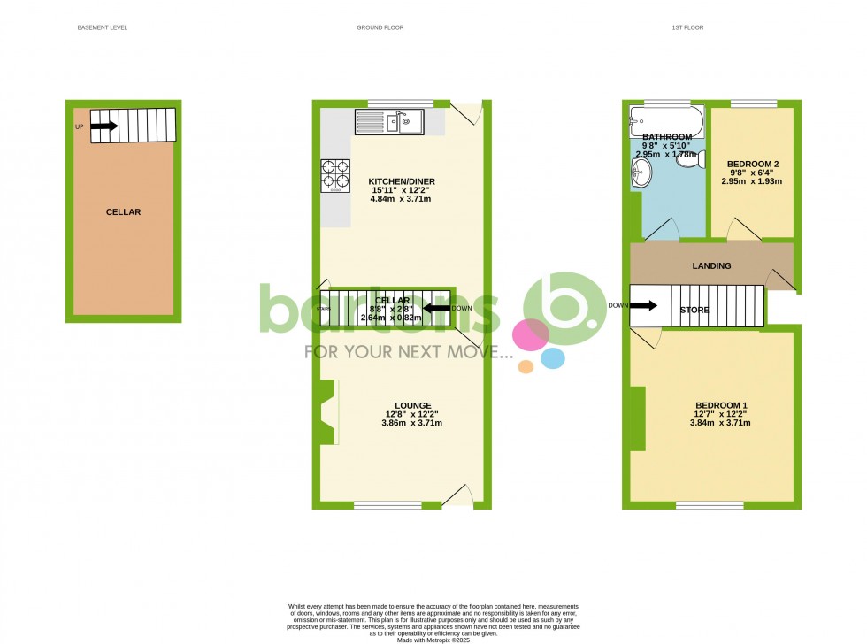 Floorplan for Cross Street, Kimberworth
